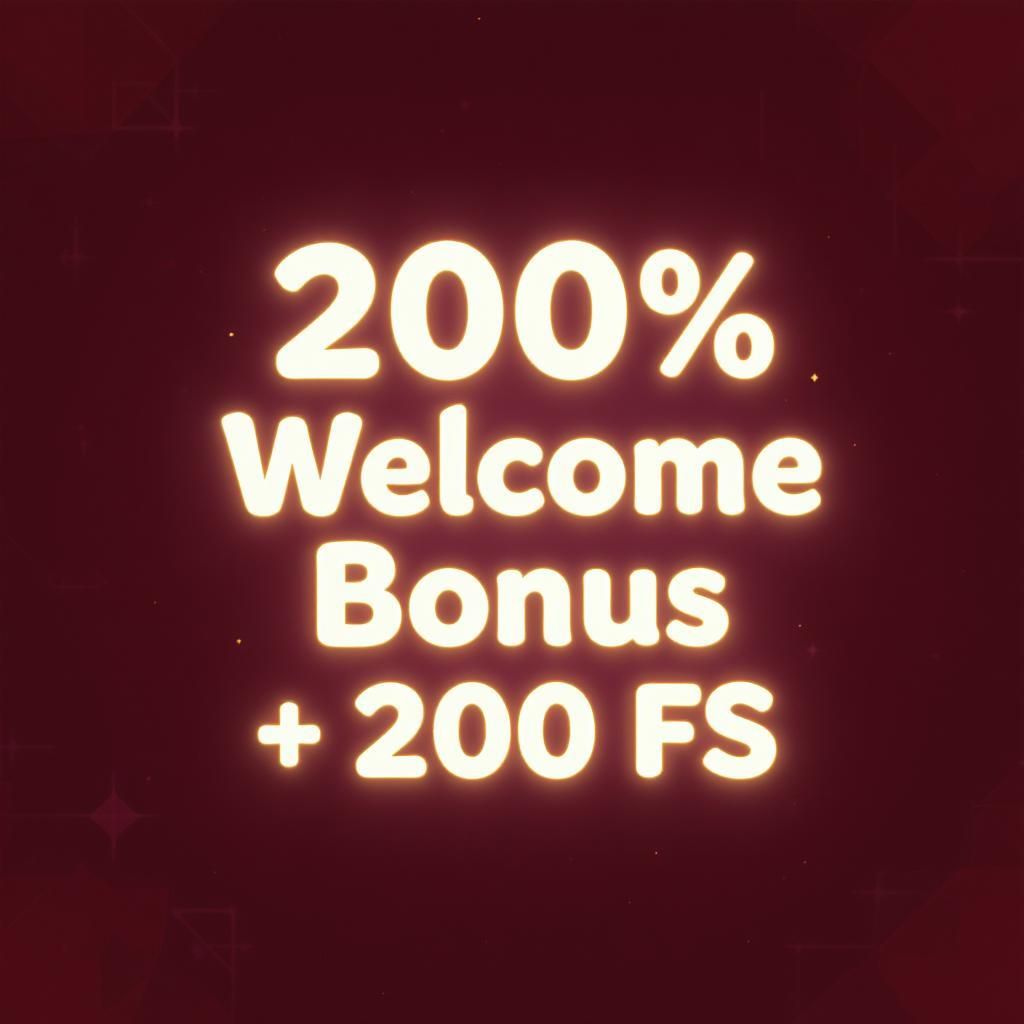 200% Welcome Bonus + 200 FS